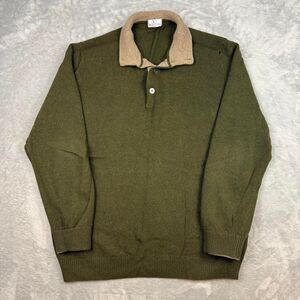 Valentino Men's Green and Khaki Jumper